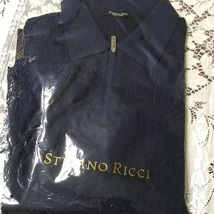 Steffano Ricci Polo Shirt XXL Italian Silk